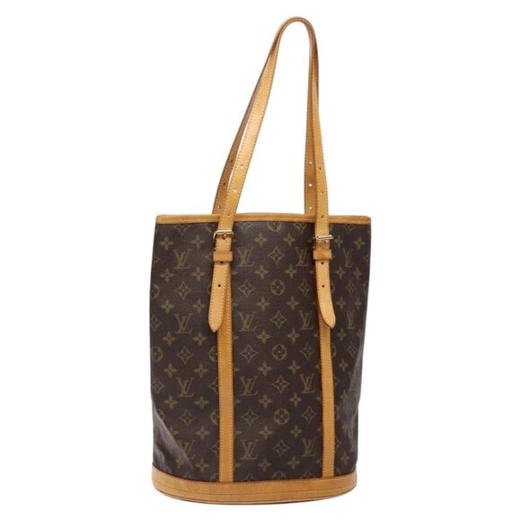 LOUIS VUITTON Monogram Bucket GM Shoulder Bag M42236 LV Auth 137051 - Picture 1 of 16